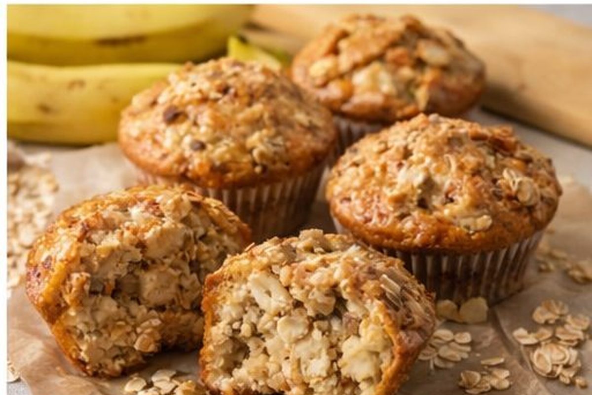 Banana Oat Muffins (family-friendly snack)